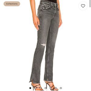 Grlfriend Hailey Low Rise Slit Slim Boot- Size 27